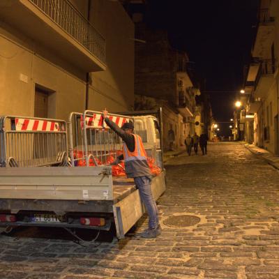 Restituzione abitazioni 100-150m - Rimozione delle transenne