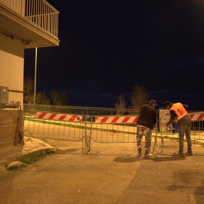 Restituzione abitazioni 100-150m - Rimozione delle transenne